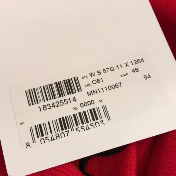 LOVE MOSCHINO Logo Print Blended Cashmere Sweater NWT